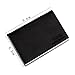 Blue leather business card holder business men Black Stainl?ess Steel Y&G leather card case with gift box CC1006 Blue
