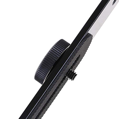 StyleZ 27cm/10.6inch Dual Camera Extension Bar Mount Straight Flash Bracket Tripod with 1/4" Screw for DSLR Camera LED Light Flash Light Camera Studio