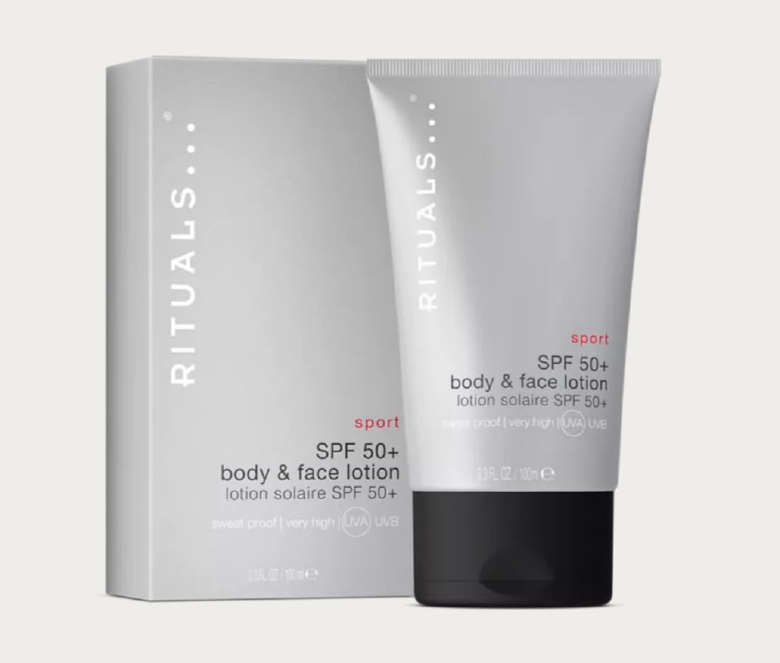 Rituals Sport face and body Sun Cream SPF 50+ 100 ml sweat proof high UVA