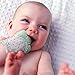 AsaVea Soothing Teething Mitten, Stimulating Teether Toy, Silicone Teether Mitten Glove BPA Free, FDA Approved