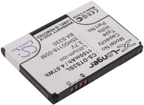 Battery for HTC Touch 3G, Jade, Jade 100, T3232, Touch T3238, Touch Cruise 2009, Touch Cruise II, Iolite 100, Fuwa, Twin 100, Touch Flo 3D, T4242