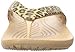crocs Women's Kadee II Leopard Print Flip Flop, Gold, 10 M US