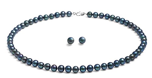 Aaa grade 6.5-7 mm 45 cm round freshwater cultured pear…