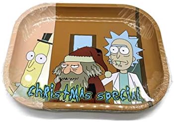 Metal Rolling Tray Mini 7.1 inch * 5.5 inch (chrimas Spec)