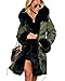 Roiii Women's Winter Anoraks Thicken Down Parka Hooded Plus Size Parka Jacket Coat Size S-3XL