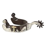 Kelly Silver Star Praying Cowboy Spurs