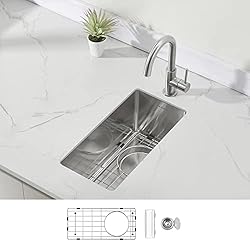 ZUHNE Modena Undermount Kitchen Sink, 16-Gauge