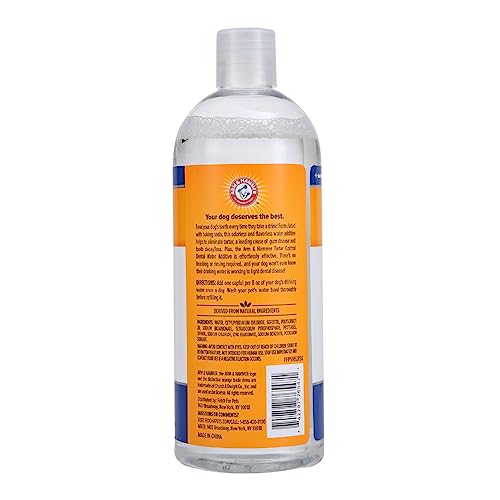Arm & Hammer for Pets Dental Water Additive for Dogs, Tartar Control