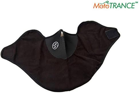 Mototrance Neoprene Anti Pollution Bike Face Mask/Neck Warmer (Black)