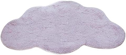 Haodene Baby Nursery Rugs Creeping Crawling Mat - 95 Cotton - Cloud Shaped Anti-slip Game Mat Sleeping Rugs for bedrooms - 100cm65cm