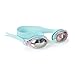 Bling 2O Kids Swimming Goggles - Swim Goggles for Girls - Anti Fog, No Leak, Non Slip, UV Protection with Hard Travel Case - 8+ (Blue Mermaid)