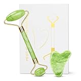 Jade Roller and Gua Sha Set Tool - Face Roller