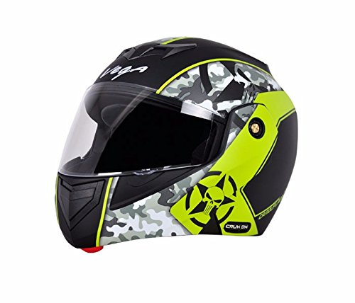 Vega crux flip up helmet black and grey Clearance