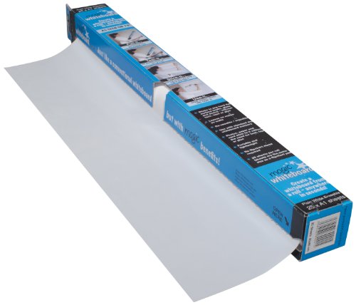 Magic Whiteboard Products Dry Erase WHITE Whiteboard Sheets 3'x4' 25 Perforated Sheets (MW1125)
