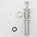 Bathroom Faucet Vessel Pop Up Sink Drain, Brushed Nickel with Overflow