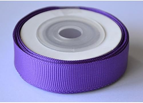 Ruban gros grain uni "violet" 5 m x 16 mm