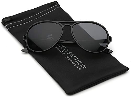 Cool Kids Aviator UV400 Sunglasses for Babies and Toddlers age 0 to 4 (Black, 47)