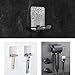 BRYUBR Razor Holder for Shower - Shaver Holder Hook Hanger(4 Pack) Heavy Duty Stainless Steel Self Adhesive Hooks, Shower Hook for Bathroom Kitchen Organizer for Robe Towel Loofah Bathrobe Coat