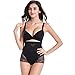 FULNEW Women's Tummy Control Shapewear Seamless Shaper Sculpting Panty Hiwaist Trainer Underwear Brief (US XL (CN 3XL), Black)