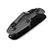 Aluminum Key Holder Clip Folder Multi-use EDC Pocket Tool EDC Gear (Black)