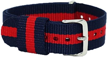 jStrap Watch Band NATO Nylon Ballistic Straps Canvas Straps with Stainless Steel Buckle(18mm,20mm,22mm๏ผ