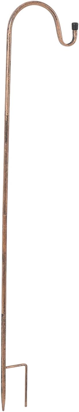 Outdoor Shepherd's Hooks - 2Set Outdoor Shepherd's Hooks, Iron Hanging Stake Garden Hanging Pole Stake for Flower Pots Garden Lights Mason Jars Bird Feeder Pole Plant Baskets