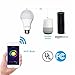 Smart LED Light Bulb, ChiHope, WIFI Bluetooth APP Control,100W Equivalent,A19 E26 Dimmable 1050-Lumen, Multicolor(2700K), Compatible with Alexa,Google Assistant.