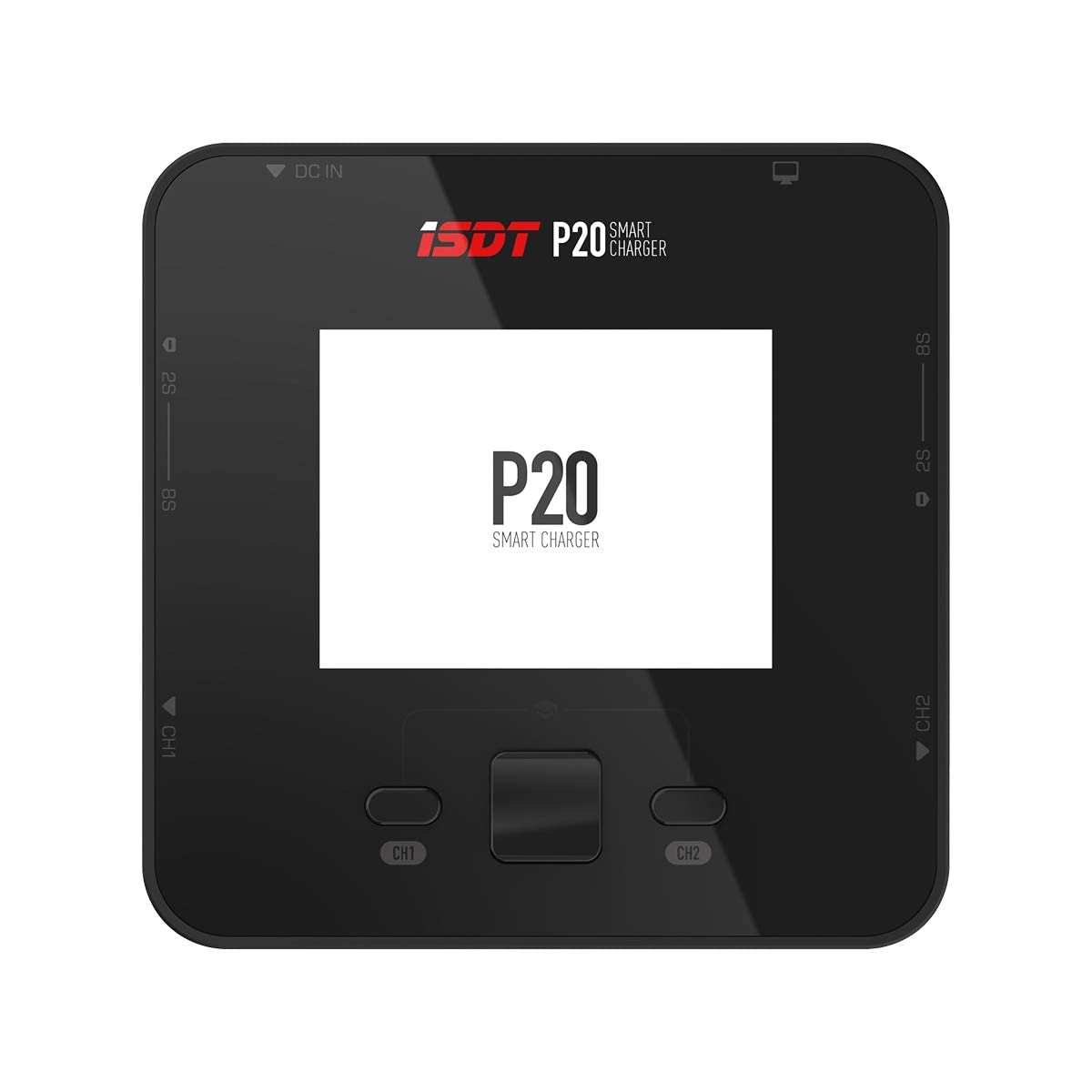 ISDT P20 Lipo Charger,DC 500WX2 20A Smart Charger for LiFe, LiIon, LiPo(1-8S)/LiHv(1-70S)/Pb(1-12S); NiMH/Cd(1-16S) Batteries