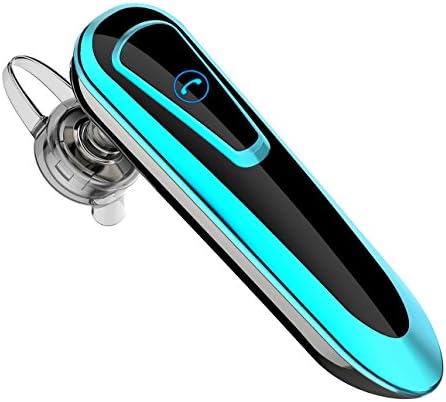 Bluetooth Earpiece Headsets for Safety Drive and Office Business, Car Speakerphone Handsfree, 24hour Long Battery Playtime Earbuds, In Ear Headphones with Microphone Noise Cancelling for Taxi Uber