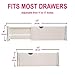 RAPTUROUS Adjustable Drawer Dividers, 4