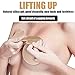 Rabbit Sticky Bra Push up Women D/DD Cup,2 Pairs Beige,Plus Size Nipplecovers Invisible Adhesive Backless Strapless Bras Lift for Large Breasts