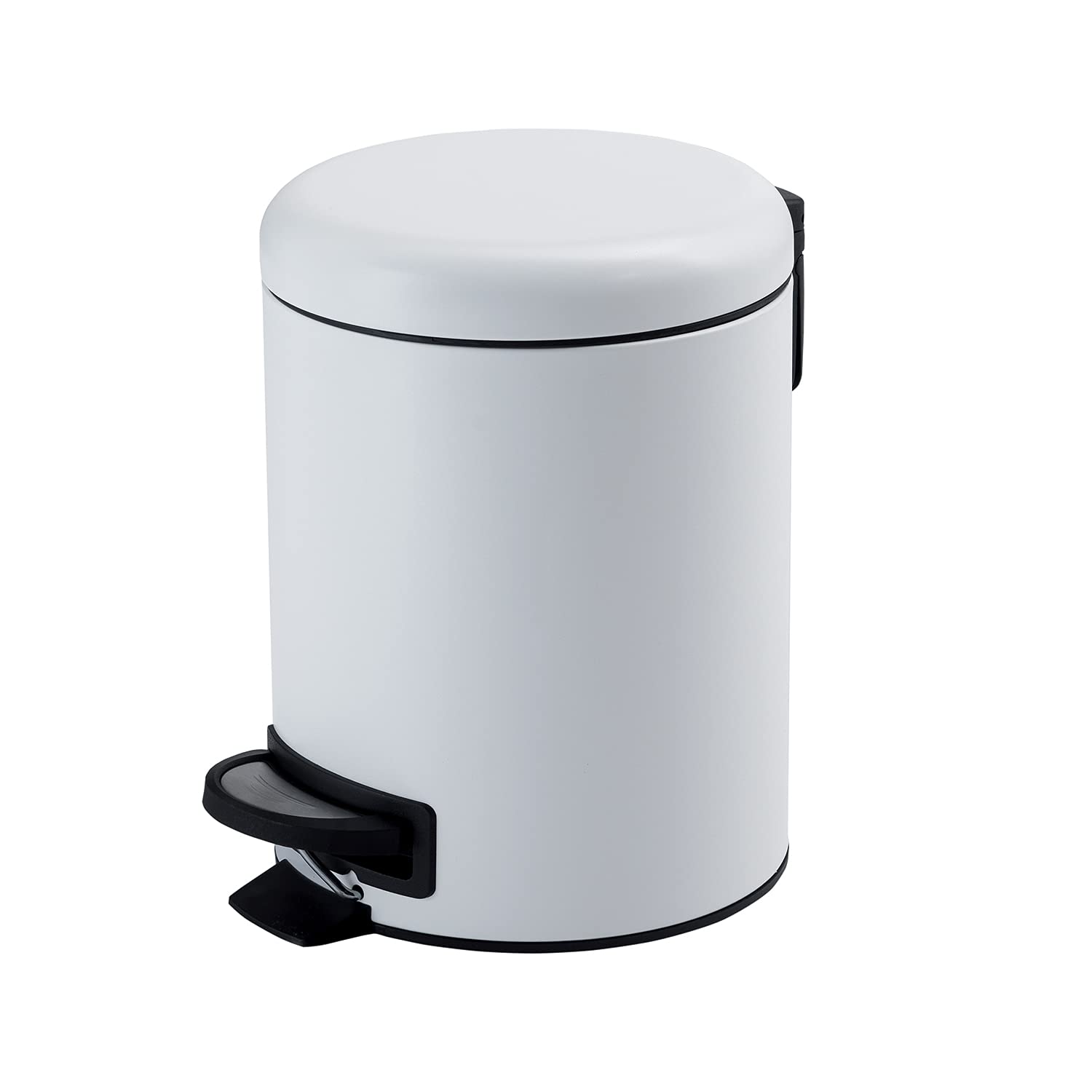Gedy Potty Waste Bin, Stainless Steel, White, Small
