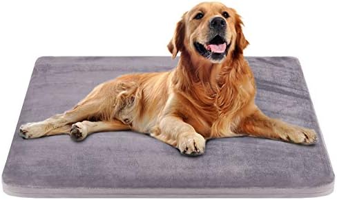 JoicyCo Large Dog Bed Crate Pad Dog Mat Mattress Pet Beds Foam Cushion with Washable Cover Anti-Slip 39.37"
