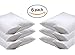 6 Pack Italian Collection 100% Waterproof Vinyl Pillow Bed Bug Protector Zippered Pillowcase, Pillow Encasement Covers – Standard