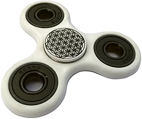 AMAZON'S TOP SELLING: Fidget Spinner Hand Spinner Toy Stress Reducer EDC Focus Toy Relieves ADHD Anxiety and Boredom Guarantee 3 min + Spin Time! Amazon Prime! (White)