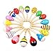 1PC Baby Kids Sound Music Gift Toddler Rattle Musical Wooden Sand Hammer Toys