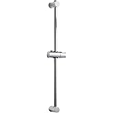 OFFO Shower Slide Bar, 21 in Slide Bar with Adjustable Handheld Shower Head Holder for Bathroom Wall Mounted, Chrome Finish
