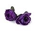 Tinksky 50pcs 3cm Artificial Roses Flower Heads Wedding Decoration (Purple)