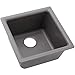 Elkay Quartz Classic ELG1616GS0 Greystone Single Bowl Dual Mount Bar Sink