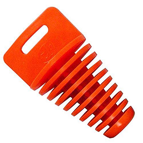 JCMOTO Muffler Tail Pipe Exhaust Silencer Wash Plug Bung For 2 and 4Stroke Motorcycle Dirt Bike 34-62mm (ORANGE) - Thumbnail 3