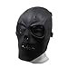 CS Protective Mask Halloween Airsoft Paintball Full Face Skull Skeleton Mask (Black)