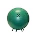 CanDo 30-1893 Non-Slip Inflatable Exercise Ball with Stability Feet for Exercise, Workout, Core Training, Stability, Yoga, Pilates, Balance Training Gym, Office, Home,Classroom. Green, 26”