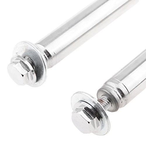 H HILABEE 2X motorfiets vork voorvork vorkbescherming vervanging voor Yamaha PW50 PW 50, zwart - Image 5