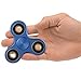 The Anti-Anxiety 360 Spinner Helps Focusing Fidget Toy [3D Figit] Tri-Spinner EDC Focus Toy for Kids & Adults - Best Stress Reducer Relieves ADHD Anxiety Boredom Metal Bearing (Blue)