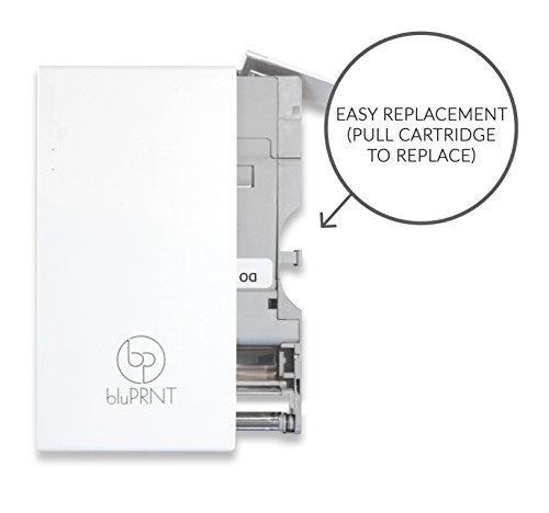 bluPRNT 3.4 x 2.1 inch Premium Photo Paper Cartridge - 20 PACK - Compatible With bluPRNT Portable Instant Photo Printer With Augmented Reality (20 Sheets)