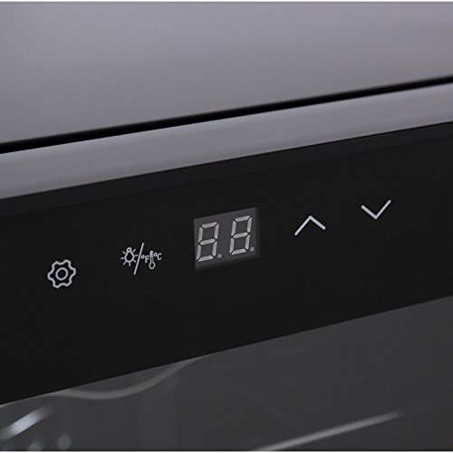 Mecor 24-Bottle Compressor Wine Cooler Freestanding Wine Chiller Refrigerator Cabinet,Black - Thumbnail 3
