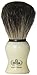 Omega 13109 Creamy Curved Handle Pure Badger Shaving Brush