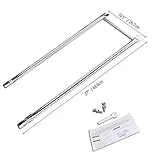 Hisencn 7507 27 Inch Burner Tube Set Replacement for Weber Spirit 200 Spirit 210 Stainless Steel Burners Parts for Weber Spirit E 210, E 200, Spirit S 210, S 200, Spirit 500 (with Side-Mounted Control