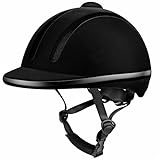 Tontron Equestrian Helmet (Black, Medium)