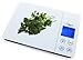 Ozeri Gourmet Digital Kitchen Scale in Tempered Glass - with Timer, Alarm and Temperature Display